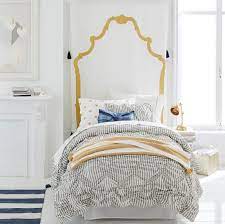 White twin headboard panel design. 10 Best Dorm Room Headboard Ideas College Dorm Headboards