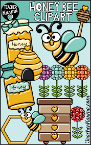 Honey Bee Clipart For Teachers To Create Classroom Resources And Science Lessons For Tpt This Spring Clip Art Bee Clipart Resource Classroom
