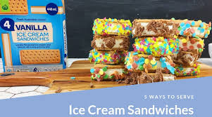 Frozen treats to hands and homes across america. 5 Ways To Serve Your Ice Cream Sandwiches Stuff Mums Like