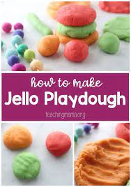 How To Make Jello Playdough How To Make Jello Easy Meals For Kids Kids Play Dough