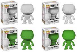 Funko Reveals Diy Pop Vinyl Figures Green Eccc Exclusives Funko Pop Vinyl Pop Vinyl Figures Pop Vinyl