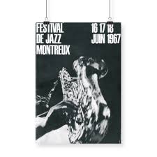 Le festival suisse revient pour sa 55e édition du 2 au 17 juillet, avec plus d'une cinquantaine d'artistes à l'affiche. Poster Giuseppe Pino 1967 Montreux Jazz Shop