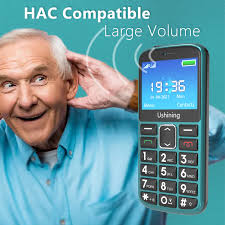 uleway Téléphone Portable Senior Débloqué 2.4" LCD Écran avec Grandes  Touches