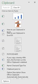 How do i copy just the task pane? How To Use Clipboard In Excel