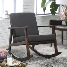 Belham Living Mcrae Mid Century Rocking Chair Www Hayneedle Com Mid Century Rocking Chair Rocking Chair Rocking Chair Nursery