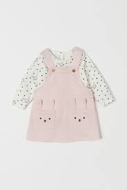 Tulum Elbise Ve Ust Toz Pembe Tavsanlar Cocuk H M Tr Baby Outfits Cocuk Giyim Kiz Bebek Giysileri
