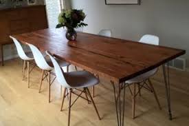 Live Edge Walnut Dining Table Stumptown Reclaimed Custom Tables Portland Or In 2020 Reclaimed Wood Dining Table Dining Table Wood Dining Table