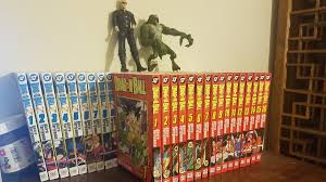 A comfy dragon ball z throw blanket is always a great gift for the fans of this outstanding show. Albert Fn Wesker On Twitter My Db Dbz Manga Collection All 42 Manga With Wesker Hunter Standin Up Top Nutella Used As Bookend