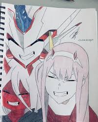 I Drew My Favorite Smile In Her 3 Differents Forms Darlinginthefranxx Darling In The Franxx Anime Art Anime Art Beautiful