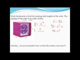 Working Backwards From Volume To Find The Missing Dimensions Of Prisms And Cylinders Youtube