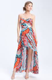 Aidan Mattox Strapless Chiffon Dress Nordstrom Maxi Dress Wedding Beach Wedding Guest Dress Wedding Attire Guest