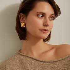 Faye Silver Statement Earrings