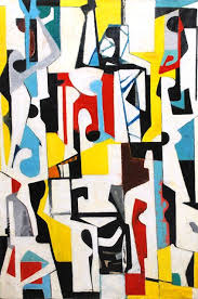 Abstract Composition 1948 Seymour Fogel 1911 1984 Was An American Artist Whose Artistic Output Included Social Realist Art Ea Abstract Art Abstract Painting