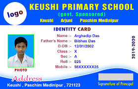 If the id cardholder is a student, then it contains the name of the student, a photo, address, phone number, student id, and their signature. How To Make School Id Card