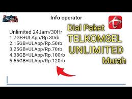Maybe you would like to learn more about one of these? Dial Paket Internet Telkomsel Murah Unlimited 55 Gb Mulai Harga 30 Ribu Youtube