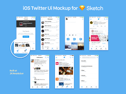 Free social media mockups twitter post mockup psd twitter tweet mockup facebook mobile layout mockup twitter post 3d mockup facebook mobile post mockup. Free Ios Twitter Ui Social Media Mockup For Sketch Good Mockups