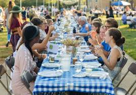 Friday 7/30 farm to table dinner at a garden party. Farm To Table Dinner On The Quad Sustainability