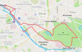 Parcours, profil, trace gpx, inscription, dossards. Trace Gps Semi De Paris 21km Paris 75
