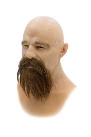 Handgemachte Silikon Halloween Maske, Menschliche Maske ""Joseph"""