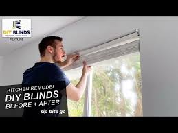 Bec and george show us how easy it is to install recess roller blinds My Diy Kitchen Remodel With Blinds Made To Order Online Sip Bite Go