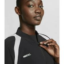 Nike Dry Womens Full Zip-Up Soccer Jacket Track Top Black Size Large  [CK2700-011