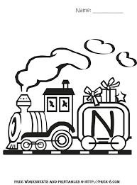 My alphabet train worksheet that you can customize and print for kids. Color English Letters With Toy Trains Free Printable Alphabet Coloring Library