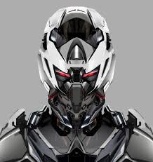 Black And White Robot Head Robot Head Sketch 5 Aaron De Leon On Artstation At Https Www Artstation Com Artwork Q3kwp Robots Concept Futuristic Armour Sci Fi Concept Art