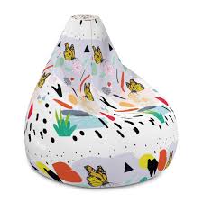 All Over Print Bean Bag Chair W Filling Mockup Generator Printful Bean Bag Chair Bean Bag Print