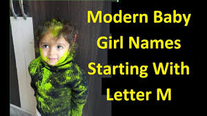You'll find a couple names based on food just in case you're a foodie. Modern Baby Girl Names Starting With Letter M Youtube