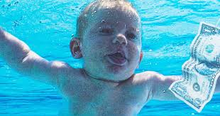 Spencer elden, now 30, is suing nirvana and record execs over the photo of him used on the cover of nevermind alleging child pornography. Ul76grxajdjsm