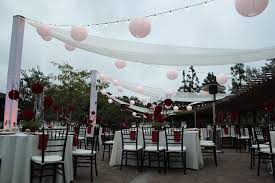 Market String Lights And Beautiful Chiffon Draping At The Japanese Friendship Gardens