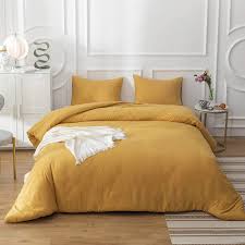 A wide variety of yellow comforters options are available to you, such as technics, material, and use. Amazon Com Jumeey Mustard Yellow Comforter Set Queen Women Girls Dark Yellow Bedding Sets Full Yellow Comforter Boys Men Deep Yellow Comforter Sets Queen Ginger Bedding Quilts Blanket Full Size Home Kitchen