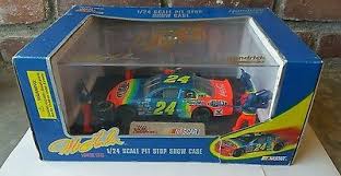 Racing champions diecast race car pontiac stp hauler truck 1:64 1996 nascar. Jeff Gordon 1995 Pit Stop Showcase Dupont 1 24 Scale Diecast Nascar Jeff Gordon Nascar Pit
