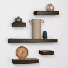 Stratton home decor 3 tier metal & wood wall shelf. Floating Wall Shelves Target