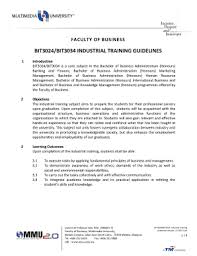 As a matter of fact, many business owners are more inclined to developing them instead. Fillable Online Fob Mmu Edu Bit3024bit3034 Industrial Training Guidelines Fob Mmu Edu Fax Email Print Pdffiller