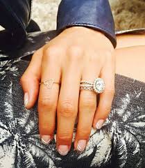 On saturday, the cnn anchor announced his engagement to boyfriend tim malone, revealing the couple's pups, boomer and barkley, played a role in the proposal. How Jamie Chung Deals With Hand Shaming On Instagram Aquamarine Engagement Ring Rose Gold Wedding Rings Art Engagement Ring Selfie