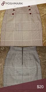 Black And White Checkered Skirt H M Tweed Black White H M Pencil Skirt Skirts Hm Skirt Plaid Design