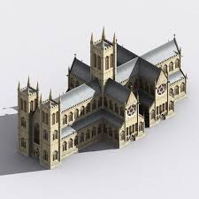 Medieval Church Gothic Cathedrals 3d Model Gothic Buildings Gothic Cathedrals Medieval Gothic