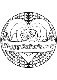 Father S Day Coloring Page Heart Fathers Day Coloring Page Valentine Coloring Pages Valentines Day Coloring Page