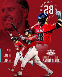 OMGeno🔥🙌 Eugenio Suárez has been selected as the NL Player of the Week  presented by Chevrolet!