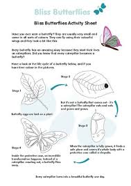 Bliss Butterflies Activity Sheet Worksheet For 2nd 3rd Grade Lesson Planet Butterflies Activities Activity Sheets Lesson Planet