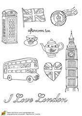 malvorlagen englische busflagge und big ben london tattoo drawing travel doodles coloriage de spiderman