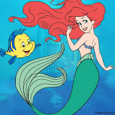 Clip Art Of Ariel Flounder Disney Thelittlemermaid Ariel Flounder Mermaid Drawings Ariel And Flounder The Little Mermaid
