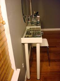 Ikea Hackers Makeup Vanity For Small Spaces Ikea Makeup Vanity Diy Makeup Vanity Ikea Makeup Storage