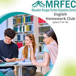English Homework Club - 5:00pm