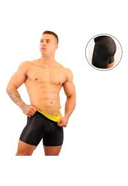 Boxer en tejido jersey de algodón con spandex que se ajusta al cuerpo, bragueta al frente, elástico en la cintura color negro. Boxer Con Faja Termica Reductor Hombre Para Adelgazar Lycra Color Negro Neopreno Canela By Elvira Burgos Compra Ahora Dafiti Colombia