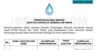 Petronas university of technology is situated 2 km northeast of lembaga air perak seri iskandar. Tender Lembaga Air Perak Syarikat Air Negeri Sembilan Sains