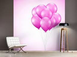 photo wallpaper pink balloons