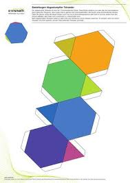 Bastelbogen Abgestumpfter Tetraeder Geometrische Origami Bastelarbeiten Aus Papier Und Pappe Tetraeder