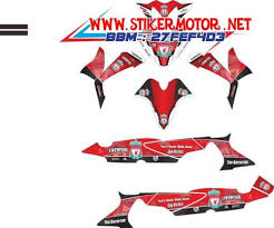Daftar harga honda supra x125 bekas/second & baru di indonesia januari 2021. Modif Striping Motor Supra X 125 Liverpool Sticker Striping Aksesoris Motor Motor Bukalapak Com Inkuiri Com